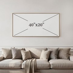 Gold Leaf Canvas Wall Art 20×40 Inch – Black White Abstract Nature Landscape …