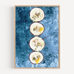 Retro Vintage Motorcycle Poster Print