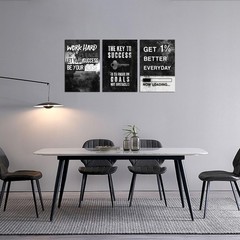 Motivational Wall Decor Success Goal Inspirational Canvas Art for Office Quotes