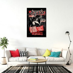 Anthrax – Music Poster (Spreading The Disease Tour 1986) (Size: 24″ x 36″)