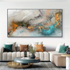 Cloud Abstract Canvas Painting Wall Art Print Poster For Living Home Room Decor