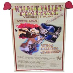 Walnut Valley Festival 2005 Poster Bluegrass Music Winfield Kansas
