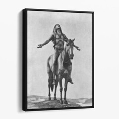 Appeal to the Great Spirit 1921 Native American Western Canvas Print Wall Art
