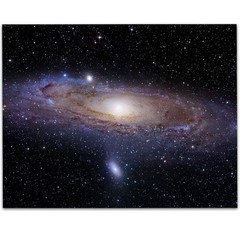 Make Em Laugh Astronomy Poster Milky Way Galaxy 11×14 Unframed Space Wall Art