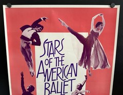 Original / Vintage Stars of the American Ballet Promotional Poster 20×28