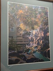 Vintage Gold & Silver Foil Art Wood Framed Picture 23″ x 19″