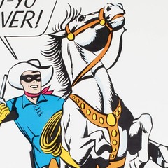 The Lone Ranger Poster 1966 Animated Western TV Cartoon Hero Series Art Print