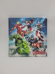 Marvel Avengers Canvas Poster Wall Art; Hulk, Iron Man, Cap America, Thor 12×12
