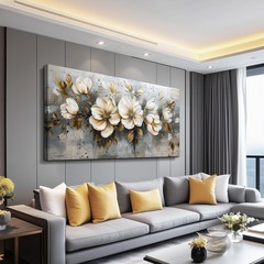 Large Canvas Wall Decor Living Room For Wall Art For Bedroom Office Decoratio…