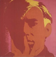 ANDY WARHOL Self Portrait-Orange 26″ x 26″ Poster 2000 Pop Art Pink, Yellow, Bro
