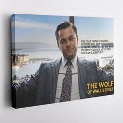 The Wolf of Wall Street Motivational Quote Poster Canvas Wall Art Decor