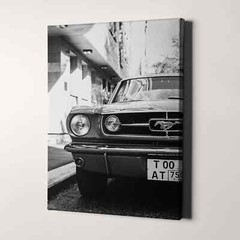 Vintage Ford Mustang Sports Cars Canvas Wall Art Print