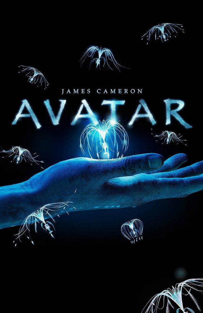 AA0354 Avatar Disney Film By James Cameron 2009 Black Movie Poster 11×17