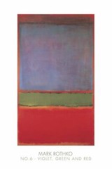 No.6 Violet, Green and Red 1951, Mark Rothko, Wall Art Print Poster 36″ x 24″902