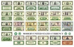UNITED STATES CURRENCY GLOSSY POSTER PICTURE PHOTO money dollars bills modern 56