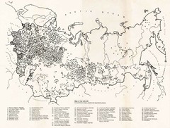 Map of USSR Concentration Camps and Prisons Communism Cold War History Poster