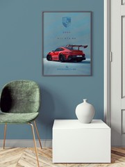 2023 Porsche 911 GT3 RS Poster – High-Res Supercar Wall Art Print
