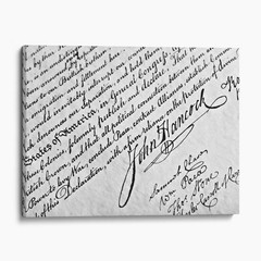 The Declaration Of Independence American History USA Canvas Wall Art Print
