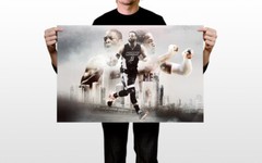 Dwyane Wade Miami Heat Cityscape Art Wall Indoor Room Poster – POSTER 20×30