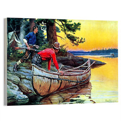 Moose Crossing Phillip Goodwin Movie Poster or Canvas Art Print