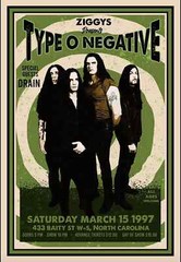 TYPE O NEGATIVE North Carolina Poster