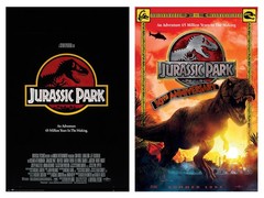 Jurassic Park – Movie Poster Set (Regular Style & 30th Anniversary Edition)