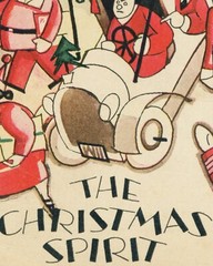 1930 Judge Magazine Christmas POSTER! (up to 24″ x 36″) – Winter – Santa – Toys