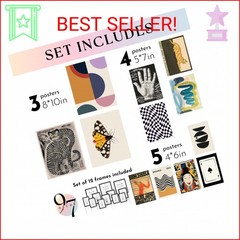 97 Decor Vintage Eclectic Wall Art Collage – Abstract Modern Art Prints For Wall