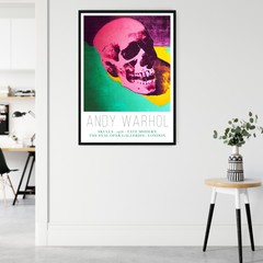 «Skulls» Crâne – Andy Warhol, nature morte vanitas série – 1976 Poster