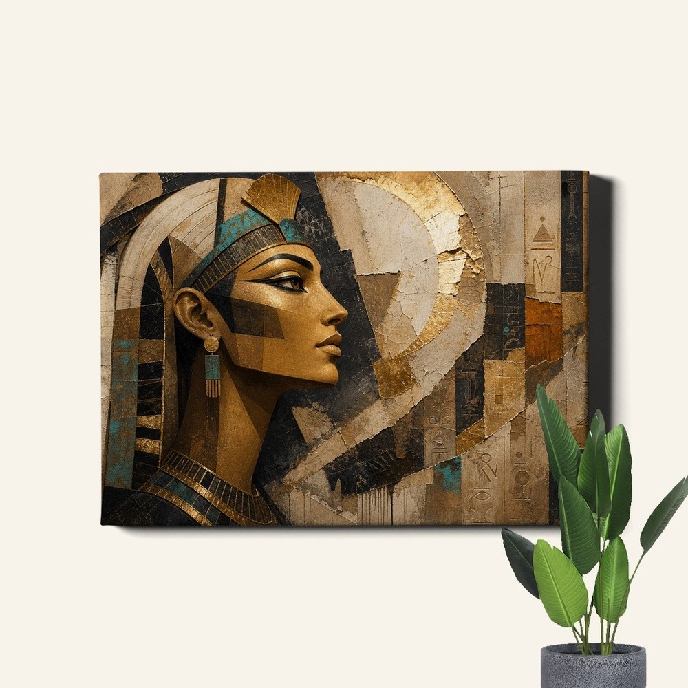 Stylized Horse Wall Art Textured Animal Portrait Rustic Decor
