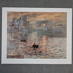 Claude Monet Poster Impression Sunrise 16×20 Art Print