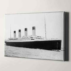 Titanic Vintage Ships Boats Ocean Coastal Canvas Print Wall Art