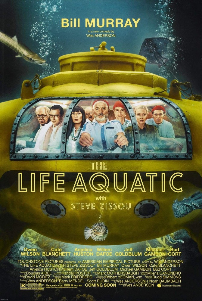 72636 THE LIFE AQUATIC WITH STEVE ZISSOU Movie Decor Wall 36″L x 24″W, Multi