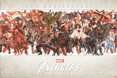 Marvel’s Avengers – Comic Poster (60th Anniversary by Alex Ross) (Size 24 x 36″)