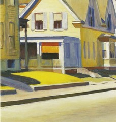 EDWARD HOPPER Sun on Prospect Street 16.75″ x 17.75″ Offset Lithograph 2010 Real