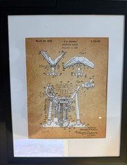 14 Pc Vintage Gym Patent Art Prints Framed 11×14 Gallery Wall Set Home Fitness