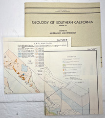 Historic Mining and Geologic Maps from 1954 Lot of 12 Maps -Makes Great Wall Art