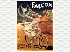 1890 The Falcon Bicycle – Vintage Style Bicycle Art Print Poster