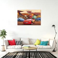 Cars – Disney / Pixar Movie Poster (Characters: Lightning Mcqueen & Sally…)