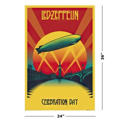 Led Zeppelin – Music / Movie Poster (Celebration Day) (Size: 24″ x 36″)