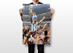 Messi Lautaro Football Final 2022 Argentina Soccer Champions – POSTER 20″x30″