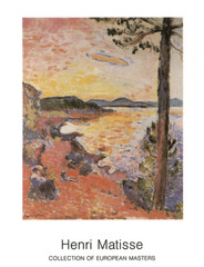 HENRI MATISSE Le Gouter 35.5″ x 27.5″ Poster 1999 Modernism Orange, Multicolor,