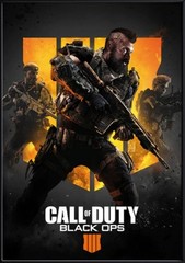 Call Of Duty Black Ops 4 Gaming Cover Poster | Premium Matte Canvas Print