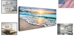 Ocean Waves Nature Pictures for Living Room