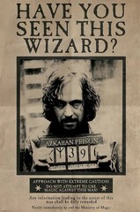 Harry Potter And The Prisoner Of Azkaban – Movie Poster (Wanted: Sirius Black)