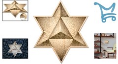 12in Sacred Geometry Wall Art Merkabah Spiritual Desktop Decor Meditation