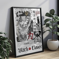 Black Clover Asta Poster Anime Wall Art Print Room Decor