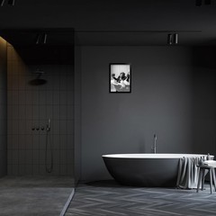 Funny Bathroom Framed Wall Art Black and White Animal Canvas Wall Art Prints …