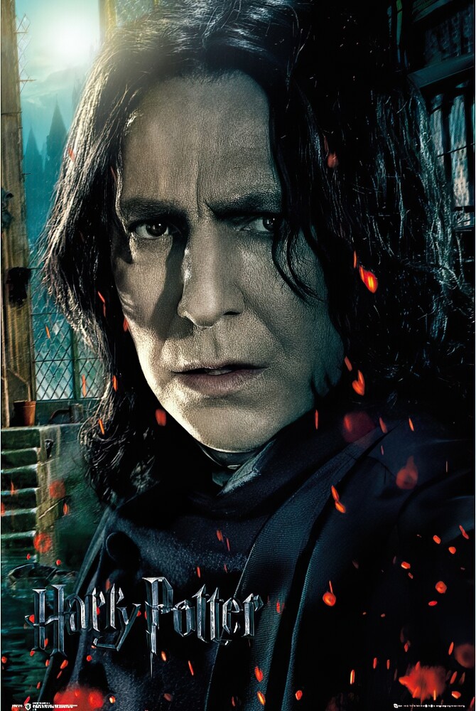 Harry Potter And The Deathly Hallows – Movie Poster (Snape / Face)