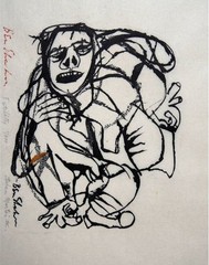Ben Shahn Modernist Drawing – Futility Social Realist Giclée Print